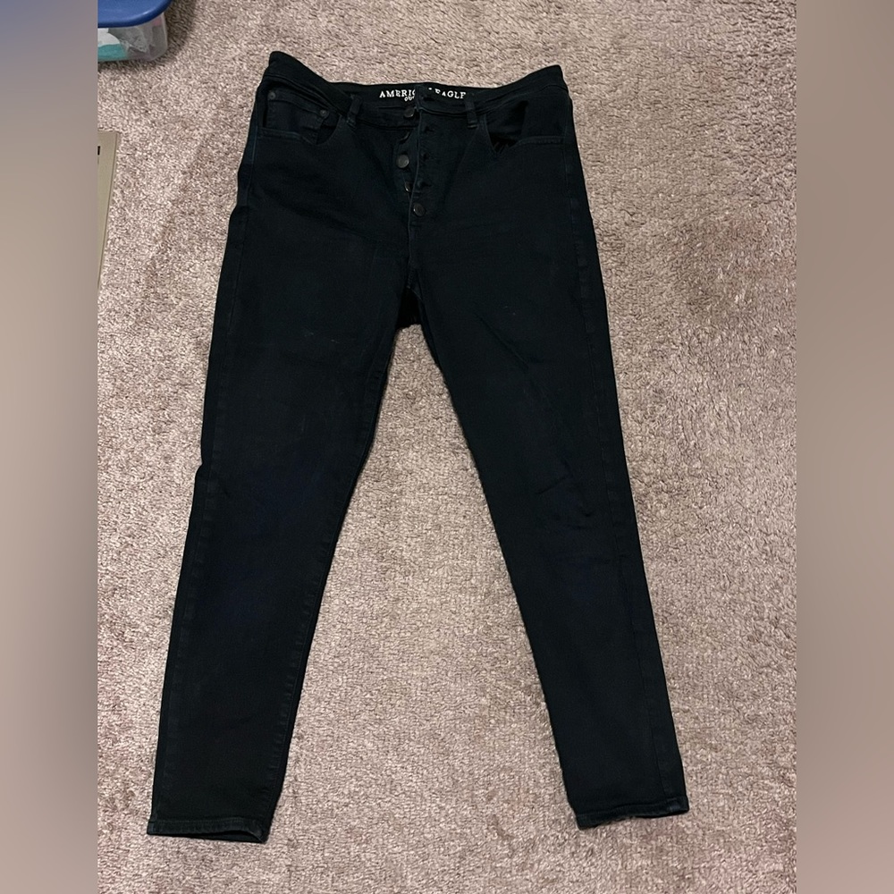 American Eagle super high rise jegging size:12 short